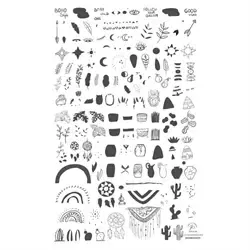 Sketched Art by barbrafeszyn (CjSLC-78) Stampingplade, Clear Jelly Stamper (u)